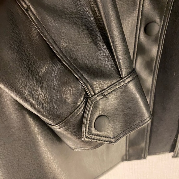 Zara Faux Woman's Leather Jacket | Size 10 - Picture 4 of 7
